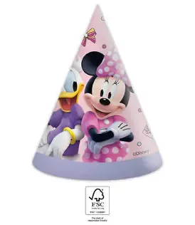 Papírové čepičky Minnie Junior 6ks