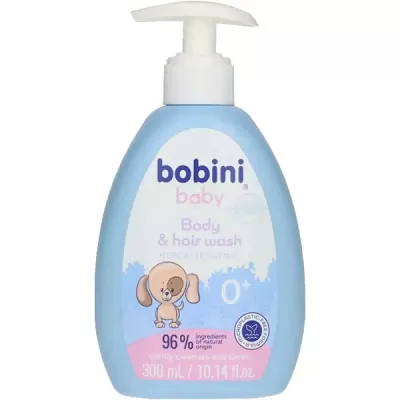 Bobini sprchový gel a šampon 0+