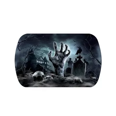 Plastový tác Hřbitov - ruka zombie