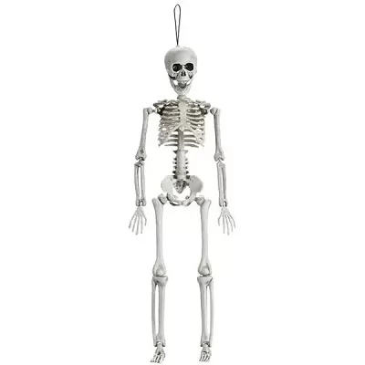 Závěsná halloweenská dekorace kostra 40 cm