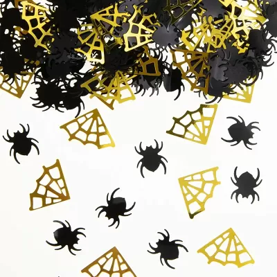Halloweenské konfety pavouci a pavučiny - 15g