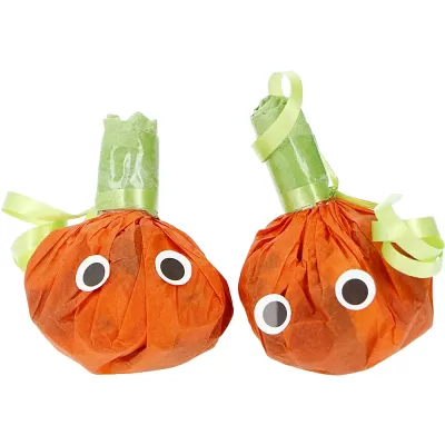 Halloweenské házecí serpentiny - dýně 2 ks