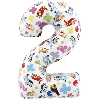 Foliová číslice 2 - Bluey 66 cm