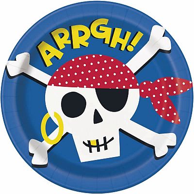Papírové talíře Ahoy! 23cm - 8 ks