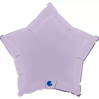 Foliový balonek hvězda matně fialové 46 cm