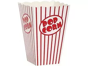 Krabice na popcorn malé - 8 ks