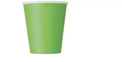 Papírové kelímky světle zelené 14 ks