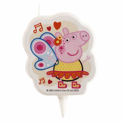 Dortová svíčka 2D - Prasátko Peppa