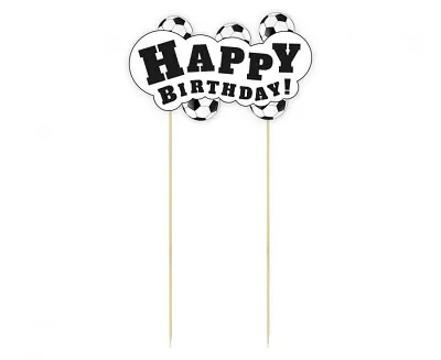 Zápich do dortu fotbal - Happy Birthday