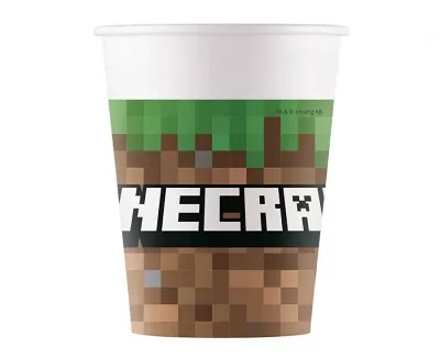 EKO Papírové kelímky Minecraft - 8 ks