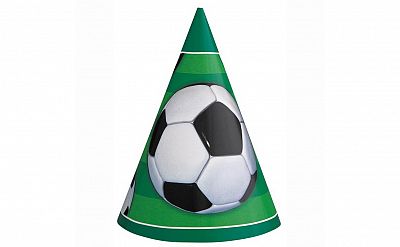 Party čepičky Fotbal 8 ks