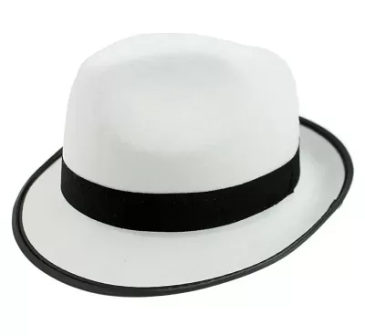 Klobouk Mafián bílý