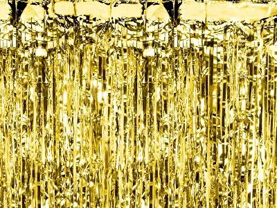 Zlatý party závěs 100 x 200 cm
