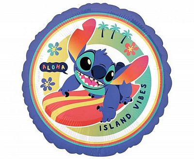 Fóliový balonek Stitch - Aloha 45 cm