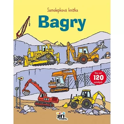 Samolepková knížka Bagry