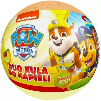 Šumivá koule do koupele Tlapková patrola - žlutá