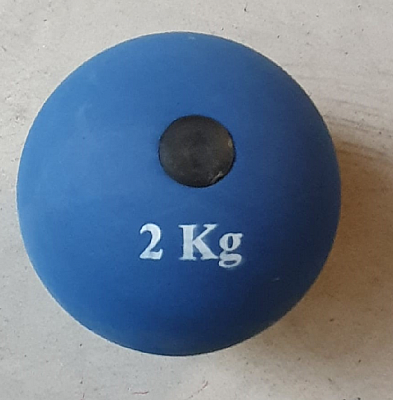 HALOVÁ VRHAČSKÁ KOULE POGUMOVANÁ - 6KG