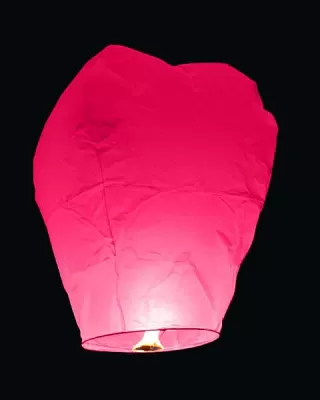 Lampion štěstí růžový