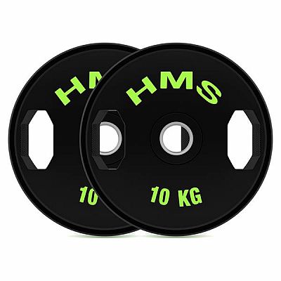 Sada pogumovaných olympijských kotoučů HMS TOG10 2 x 10 kg