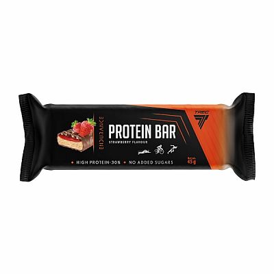 Trec Endurance proteinová tyčinka 45g s jahodovou příchutí