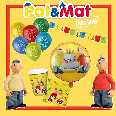 Dekorační sada Pat a Mat (Standardní varianta)