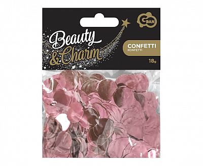 Konfety kolečka růžová 18 g