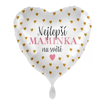 Foliový balonek Nejlepší maminka na světě CZ 43 cm