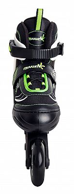 Muuwmi nastavitelné dětské inline brusle, zelené vel. 29-32