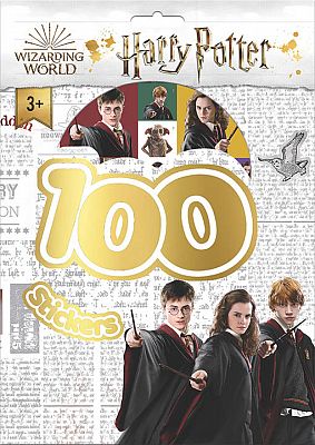 Samolepky s omalovánkami Harry Potter 100ks