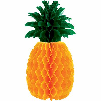 Papírová dekorace - Ananas, 29.2 x 15.6 cm