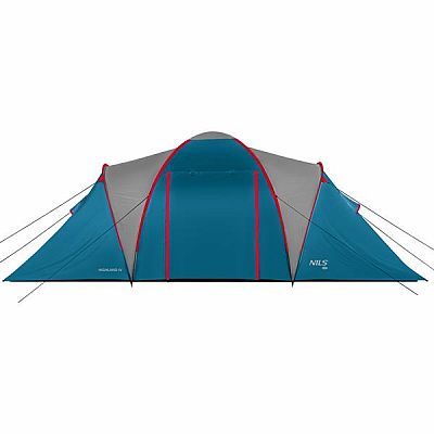 Rodinný stan NILS Camp NC6431 Highland IV modrý/světle šedý