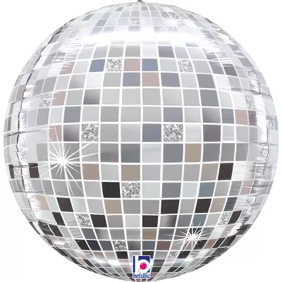 Foliový balonek Disco koule 4D 38 cm