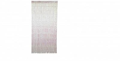 Holografický perleťový party závěs 100 x 200 cm