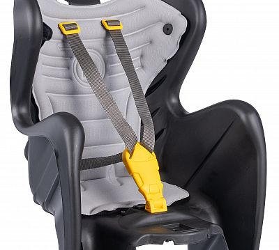 BELLELLI MR FOX Dětská sedačka na kolo EASY DREAM polohovatelná, černá