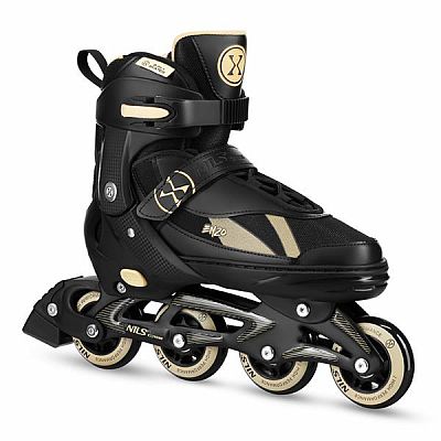 Celoroční brusle NILS Extreme NH382 Enzo 2v1 béžové