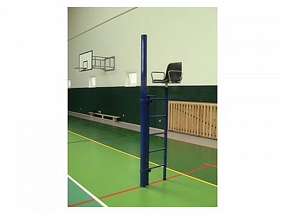 Stolička pro rozhodčího, výškově stavitelná, montáž ke sloupku 102 mm, CERTIFIKÁT