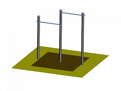 Dvojitá hrazda - přítahy WK06, Workoutový prvek