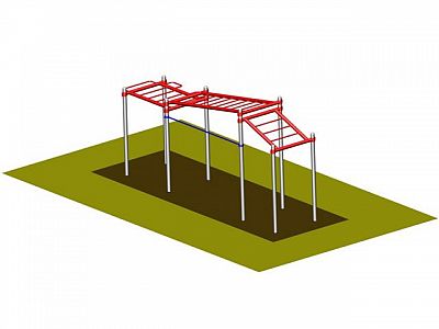 Ručkovací sestava V4 - WK15, Workoutový prvek