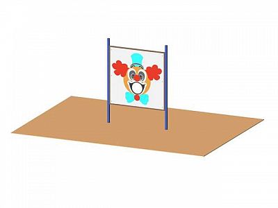 DH 16 - Prohazovací prvek, varianta 2 - klaun