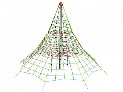 Lanová pyramida SC - výška 5,5 m, výška pádu 1,0 m, 8 zámků