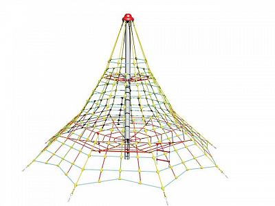 Lanová pyramida SC - výška 4,5 m, výška pádu 1,0 m, 8 zámků