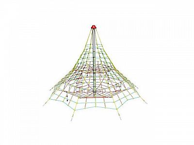 Lanová pyramida SC - výška 5,0 m, výška pádu 1,5 m, 8 zámků