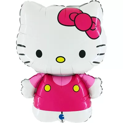 Foliový balonek Hello Kitty růžová 64 cm