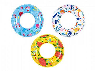 SUN CLUB Nafukovací kruh 60 cm, MIX vzorů