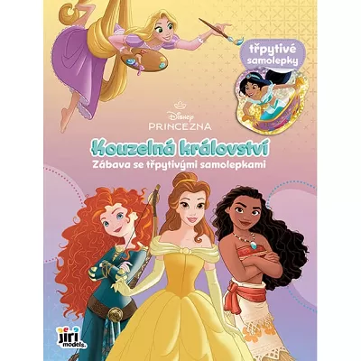Aktivity se třpytivými samolepkami Disney Princezny