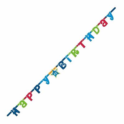 Party nápis boy Happy Birthday 180 cm