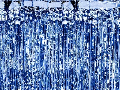 Party závěs tmavě modrý 90 x 250 cm