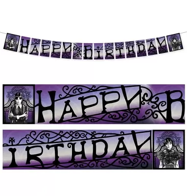 Narozeninový baner Happy Birthday Wednesday 2m
