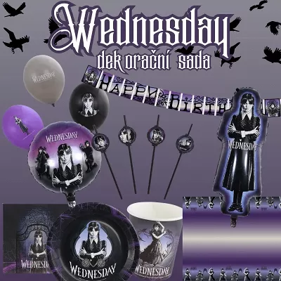 Dekorační sada Wednesday (Premium varianta)