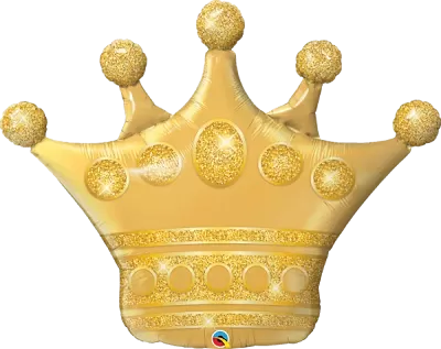 Foliový balonek Zlatá koruna 106 cm